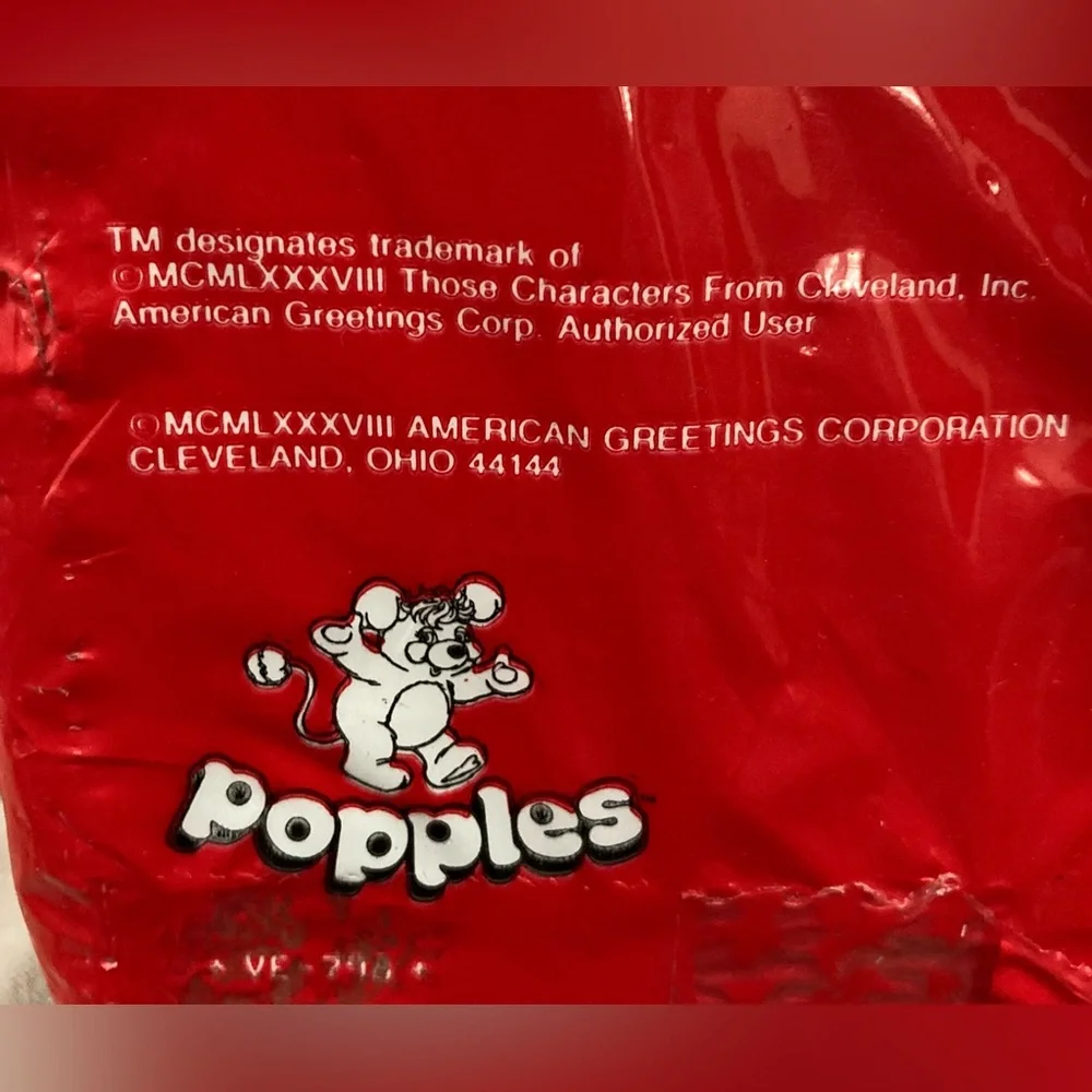 💘💌💘VINTAGE American Greetings Popples Valentine Cards - still in unopened box